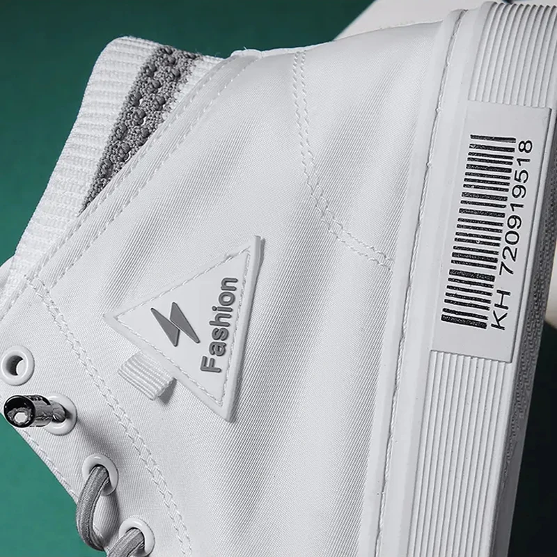 New Men Canvas Shoes Fashion Casual Sneakers High Top Students Vulcanize Shoes Flats Zapatillas De Mujer