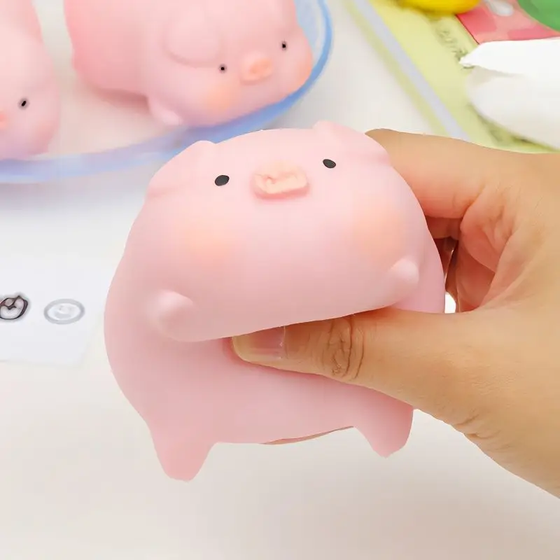 

Cute Pig Squeeze Toy Slow Rebound Fidget Squishy Toy Anti-stress Vent Ball Relieves Stress Tools Decompression Students Gifts