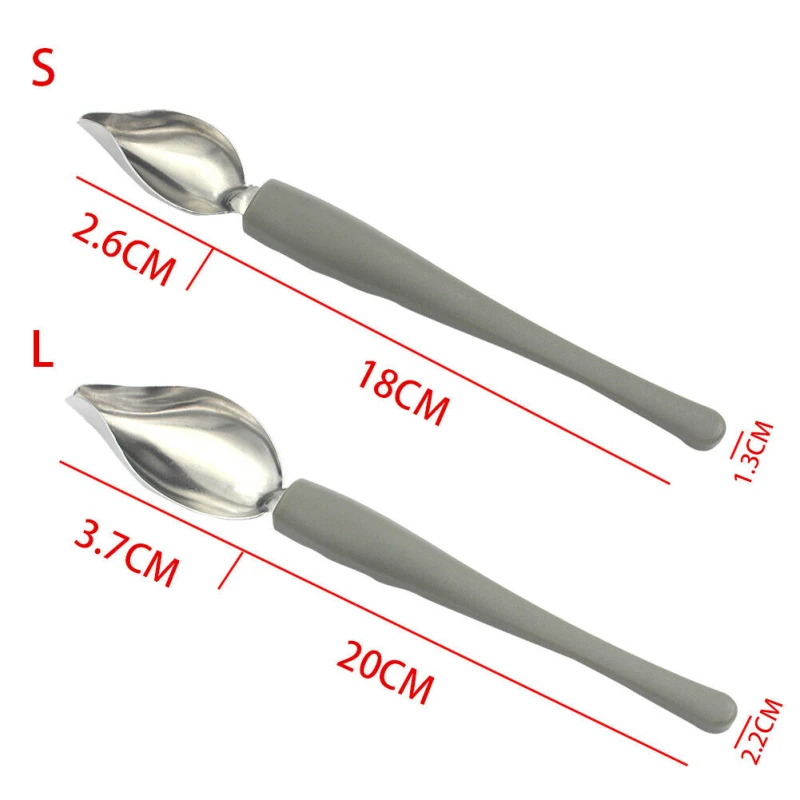 2Pcs Culinary Drawing Spoons Chef Pencil Sauce Painting Spoon Chocolate Cream Sauce Cake Decoration Spoons Kitchen Accessories images - 6