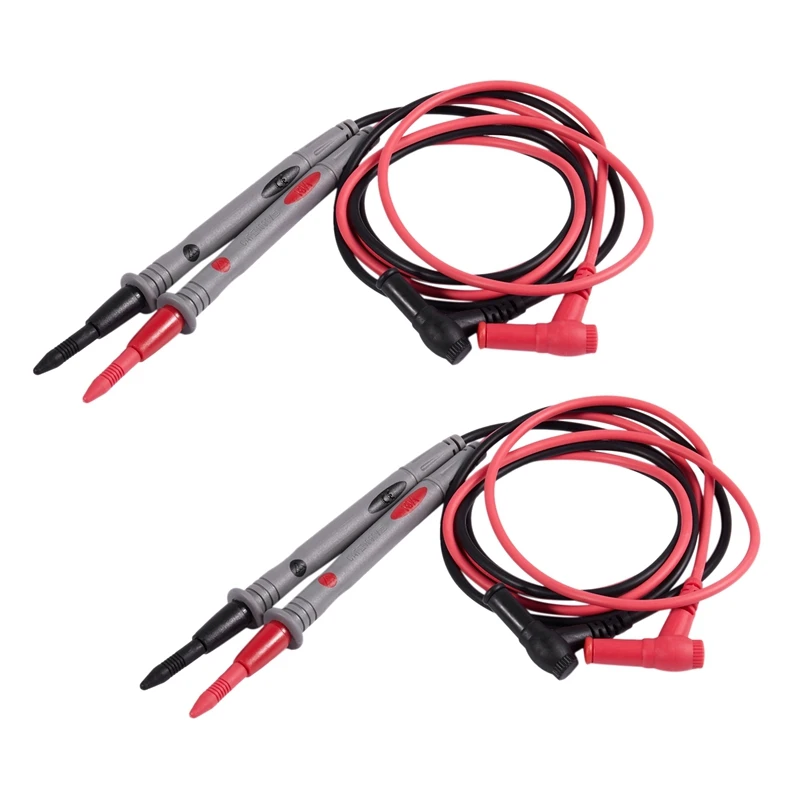 

2X Pair 1000V 10A Banana Plug Multimeter Probe Test Lead Cable 1.1M