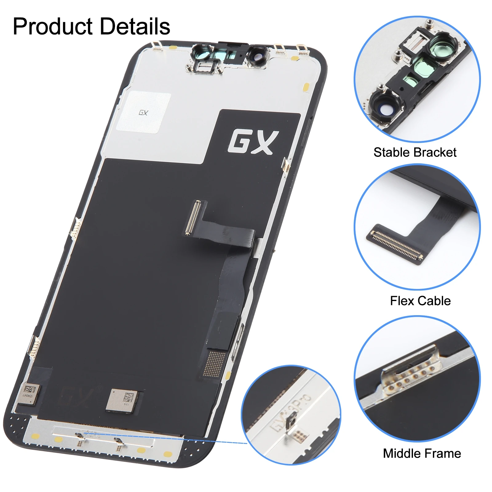 Фото Замена OLED-экрана GX SOFT&HARD для iPhone 12 Pro Max №3