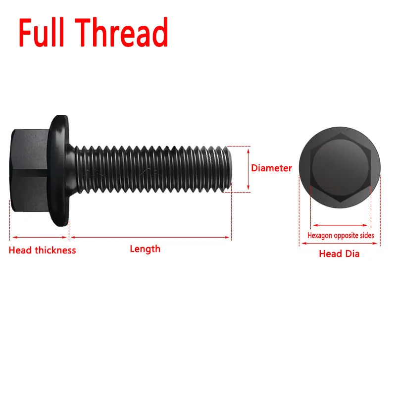 

Стальные высокопрочные винты M5 M6 M8 M10 M12 M14 M16