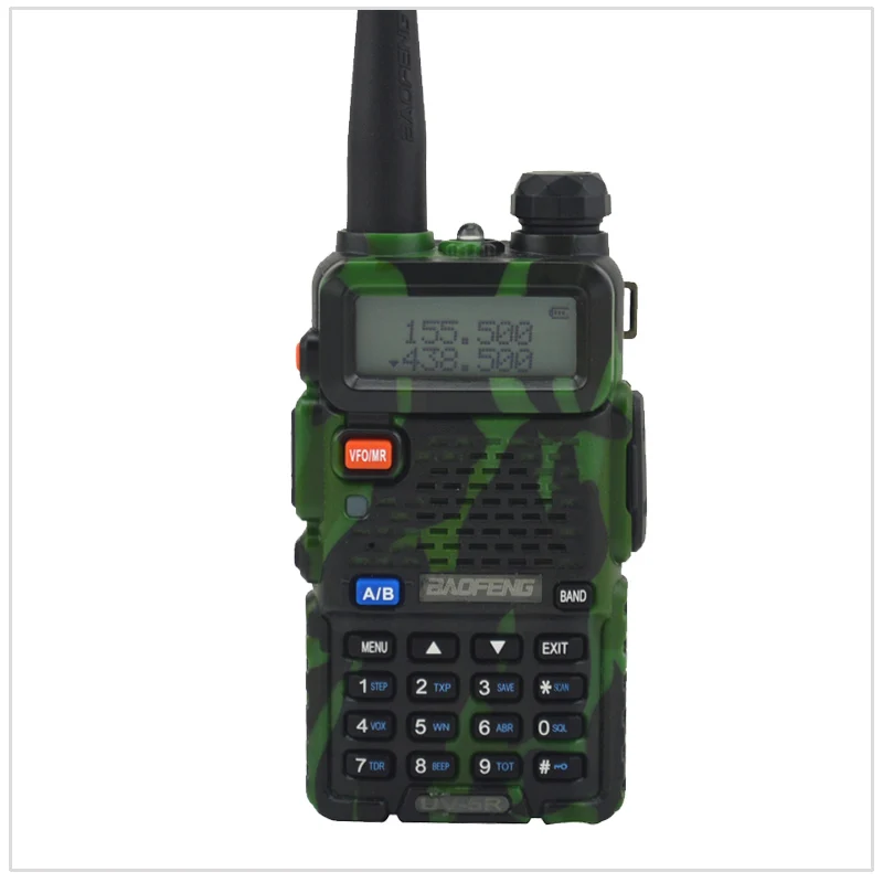 

Camo Baofeng Radio Dualband UV-5R Walkie Talkie Dual Display 136-174/400-520MHz Two Way Radio With Free Earpiece BF-UV5R