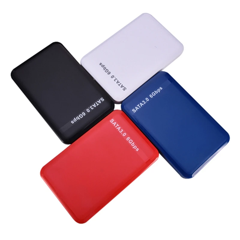 2.5 Inch 4 Colors Hard Disk Case Hard Drive Case USB3.0 SATA3.0 External HDD Enclosure Supports 3TB Transmission
