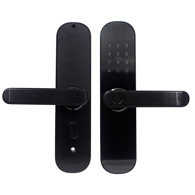 

Tuya smart APP smart door lock with fingerprint unlocking multi-function smart wifi door lock smart door lock