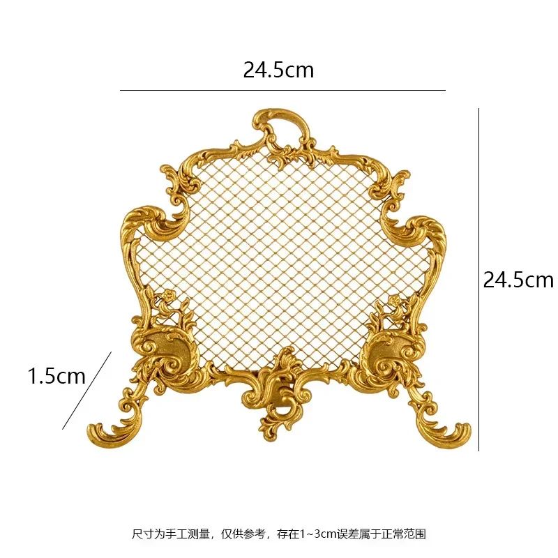 Французская ретро латунная стойка для ювелирных изделий креативная сетка