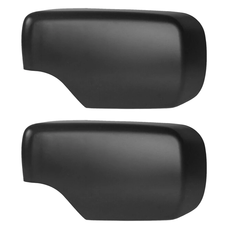 

2X Left Side Matte Black Side Rearview Door Mirror Cover Cap Fit For -BMW E46 3 Series 1998-2005 51168238375
