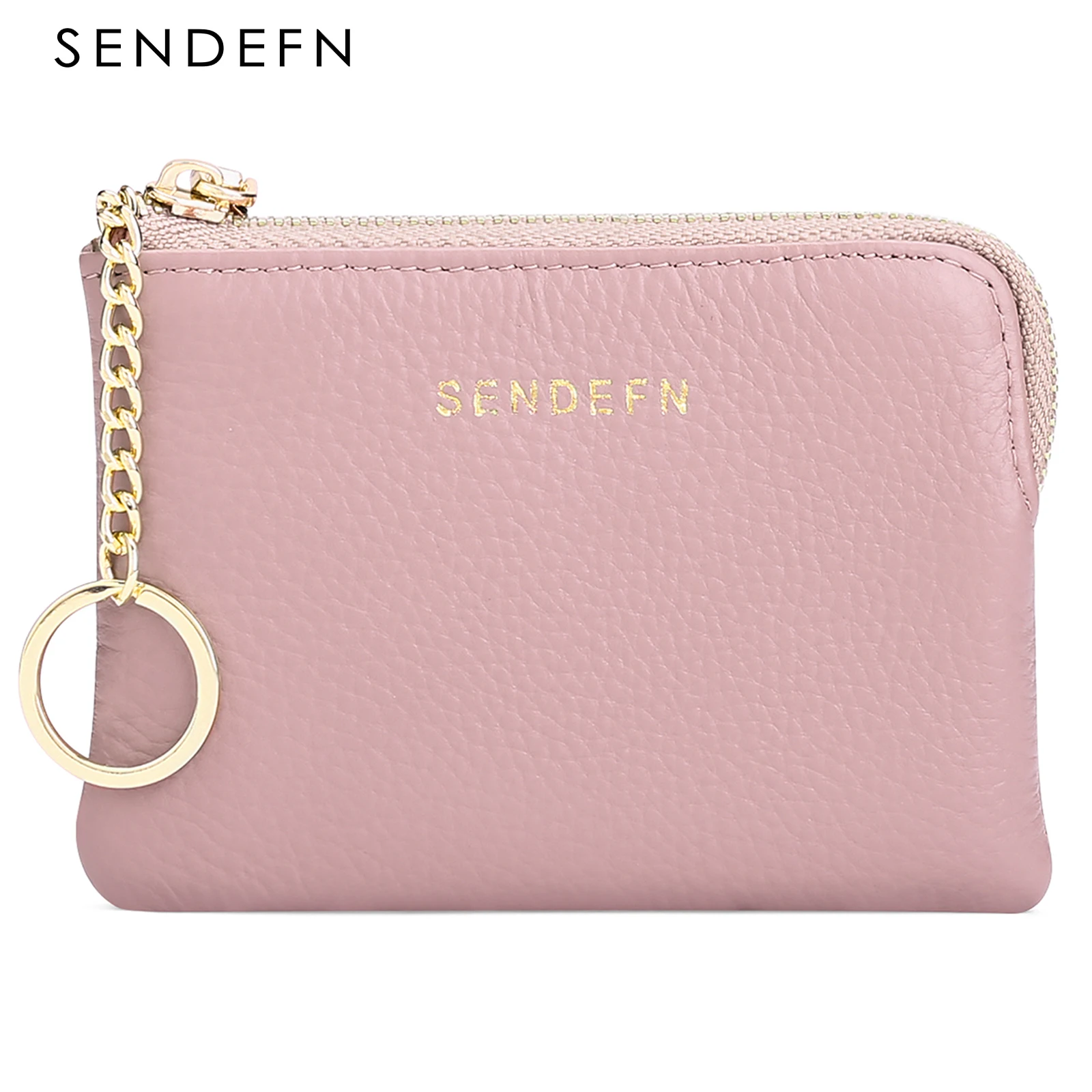 Women's Coin Purse Mini Wallet Key Storage Bag Leather Small Zipper Wallet Ladies Trendy Card Cash Holder Dollars Pocket