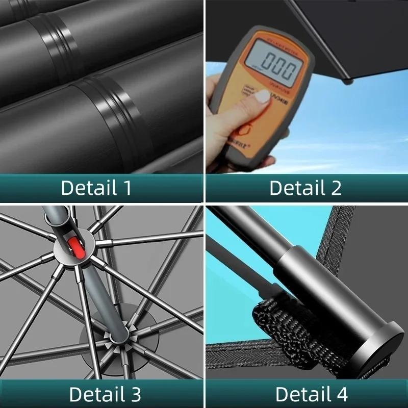 Синий зонт для рыбалки 2 0-2 6 м зонтик от солнца улицы пляжный качественный большой