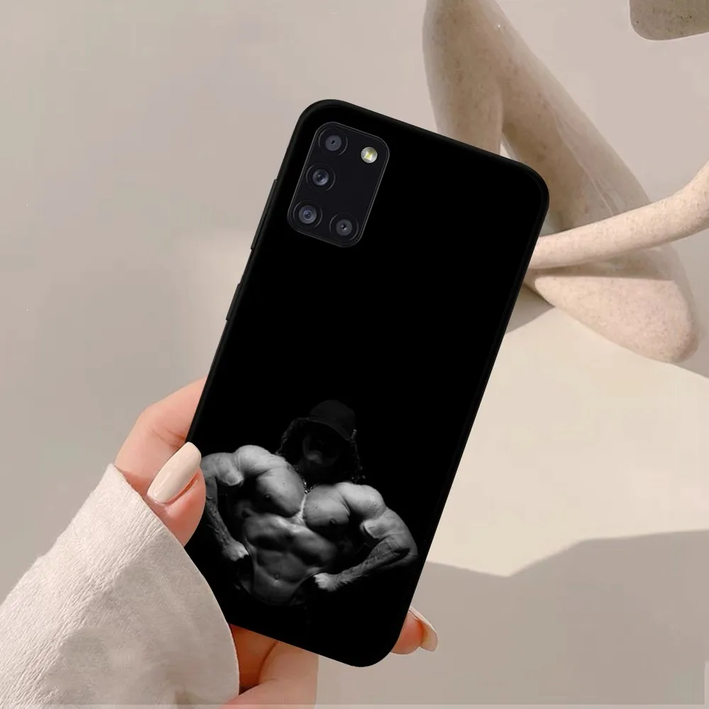 Gym Fitness Bodybuilding Phone Case For Samsung A 13 21 30 31 32 51 52 53 70 for Huawei Honor 50 60 OPPO vivo