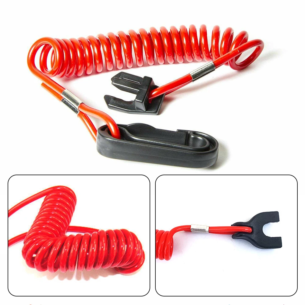 

Outboard Flameout Rope Accessories Control Box Cut Emergency Stop For Johnson Evinrude For OMC Motor Repair Durable