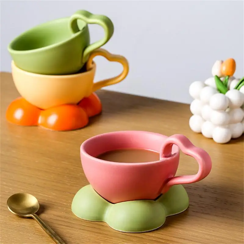 

Water Cups Teaware Personalized High Beauty Breakfast Cup Drinkware Home Office Tea Cups Cute Gifts Handmade Coffee Cup Set
