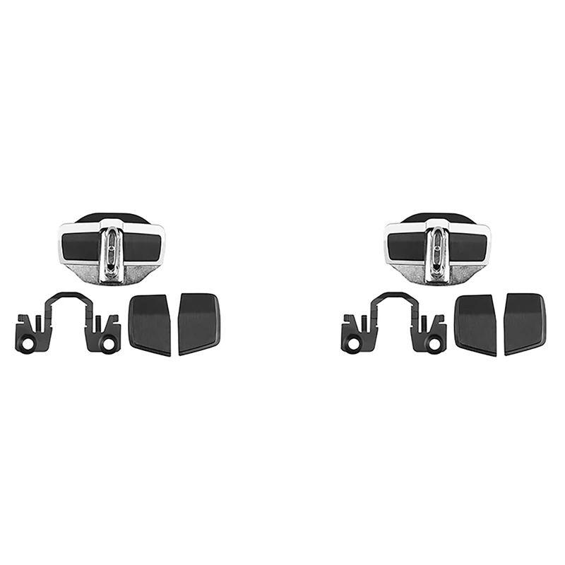 

2 Sets TRD Door Stabilizer Door Lock Protector Latches Stopper Cover For Toyota Land Cruiser LC200 4000 4500 5700