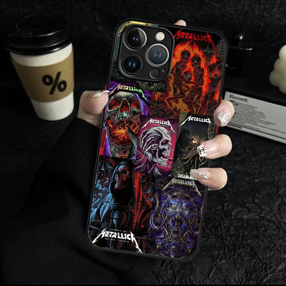 Чехол для телефона M_metallicaes iPhone 16 Pro Max 15 14 13 12 X XR XS XSMAX 8 7 Plus чехол-скраб с ощущением