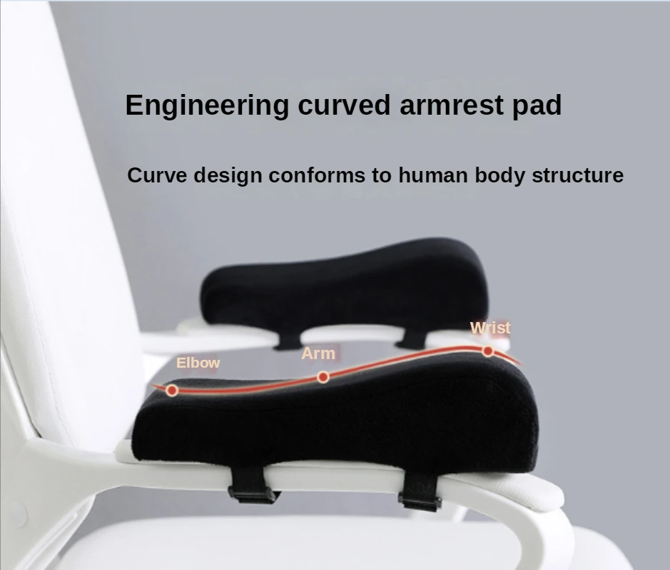 Armrest Pad Elbow Pillow Comfortable Support Cushion Memory Foam Inner Core Sofa Cushion For Home Office Game Chair