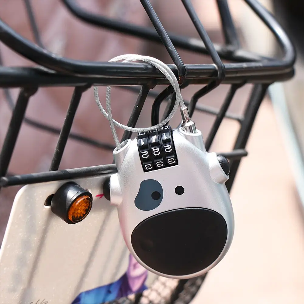 

Motorcycle Flexible Steel Cable Helmet Code Lock Telescopic Wire Rope Motorcycle Locks Anti-theft Cable Lockstitch