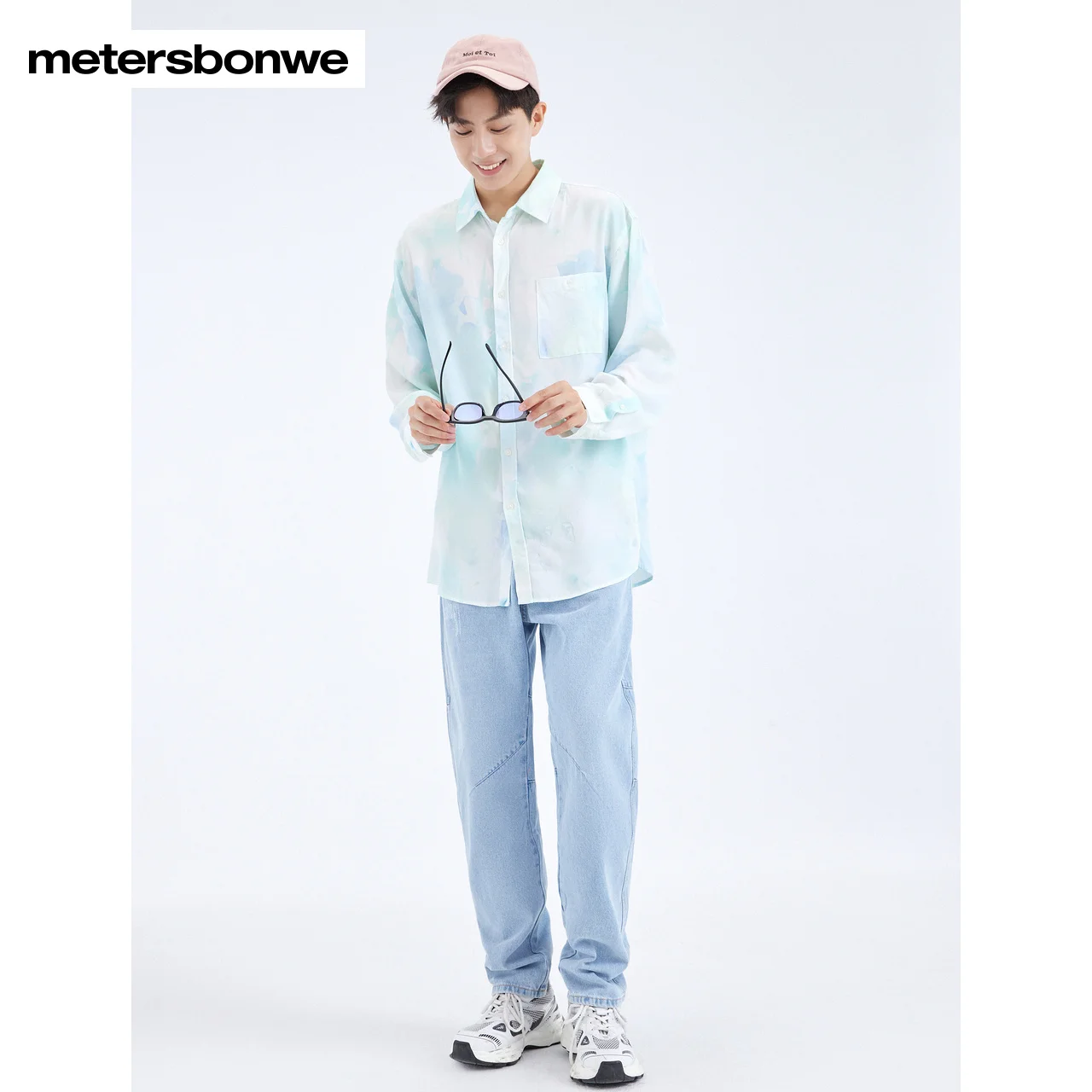 Metersbonwe Cotton Jeans Men Spring Fall New Fashion Comfortable Three-Dimensional Straight Male Overalls Cargo Pants Brand
