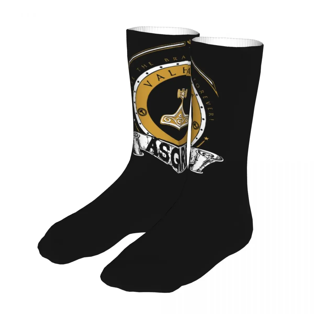 

Compression Where The Brave Live Forever Woman Socks 2022 Men Sports Socks