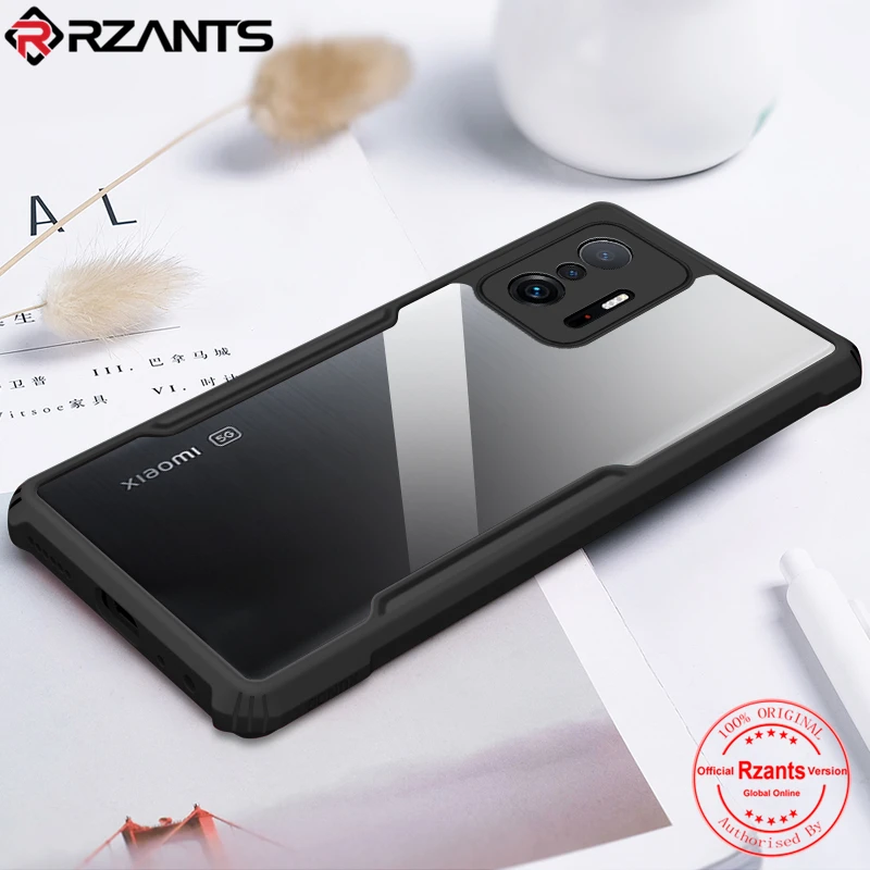 Rzants For Xiaomi Mi 11T MI 11T 12T Pro Case Hard [Blade] Shockproof Slim Crystal Clear Cover funda Casing