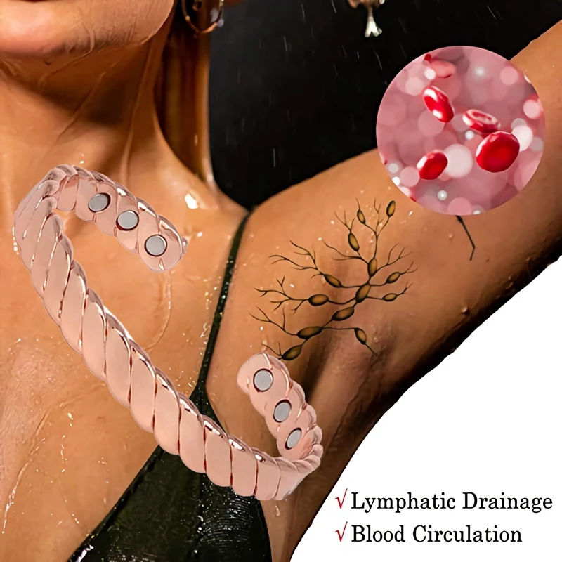 

Витой магнитный браслет для лечения артрита, для мужчин и женщин