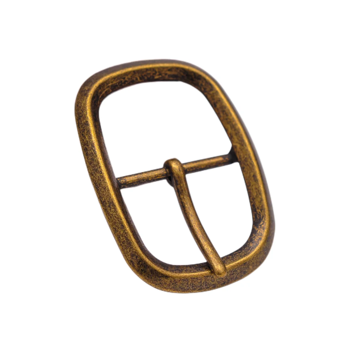 Мужская латунная пряжка для ремня под старину 40 мм |