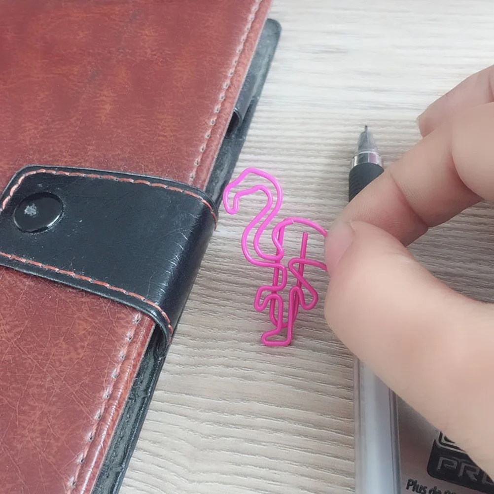 

10 Pcs Colorful Paper Clip Office School Stationery Supplies Animal Cartoon File Clamps