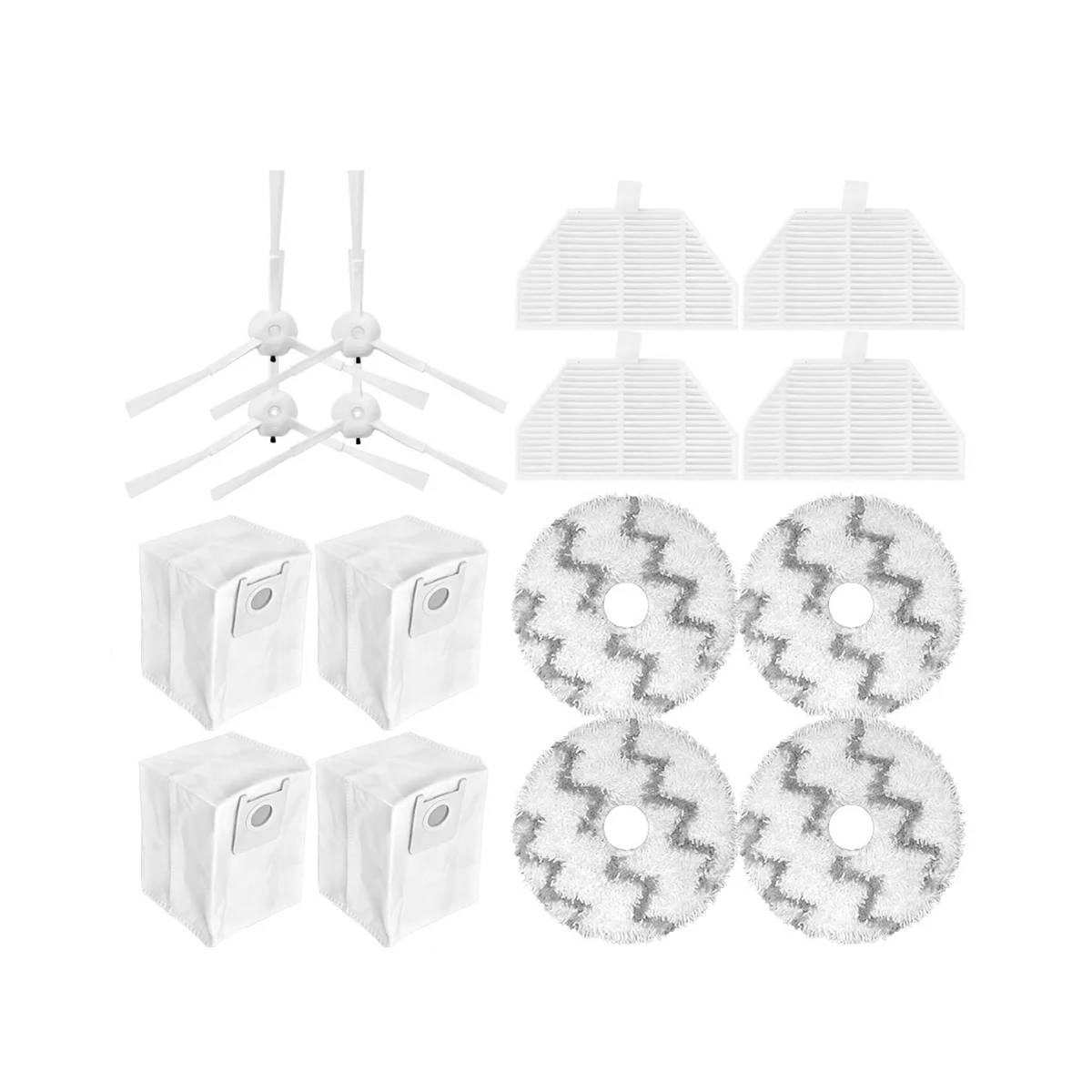 

For Xiaomi Roidmi EVA Self-Cleaning Emptying Robot Vacuum SDJ06RM Replacement Spare Parts Hepa Filter Mop Cloths Rag