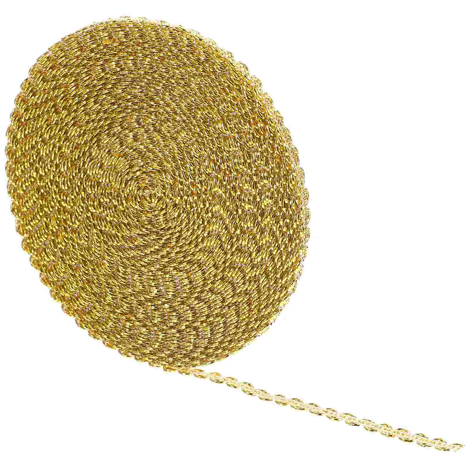 Плетеная отделка декоративный серебряный пояс украшение золотая кружевная