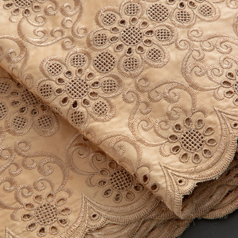 SJD LACE нигерийская австрийская хлопковая кружевная ткань 5 ярдов мужская 2024