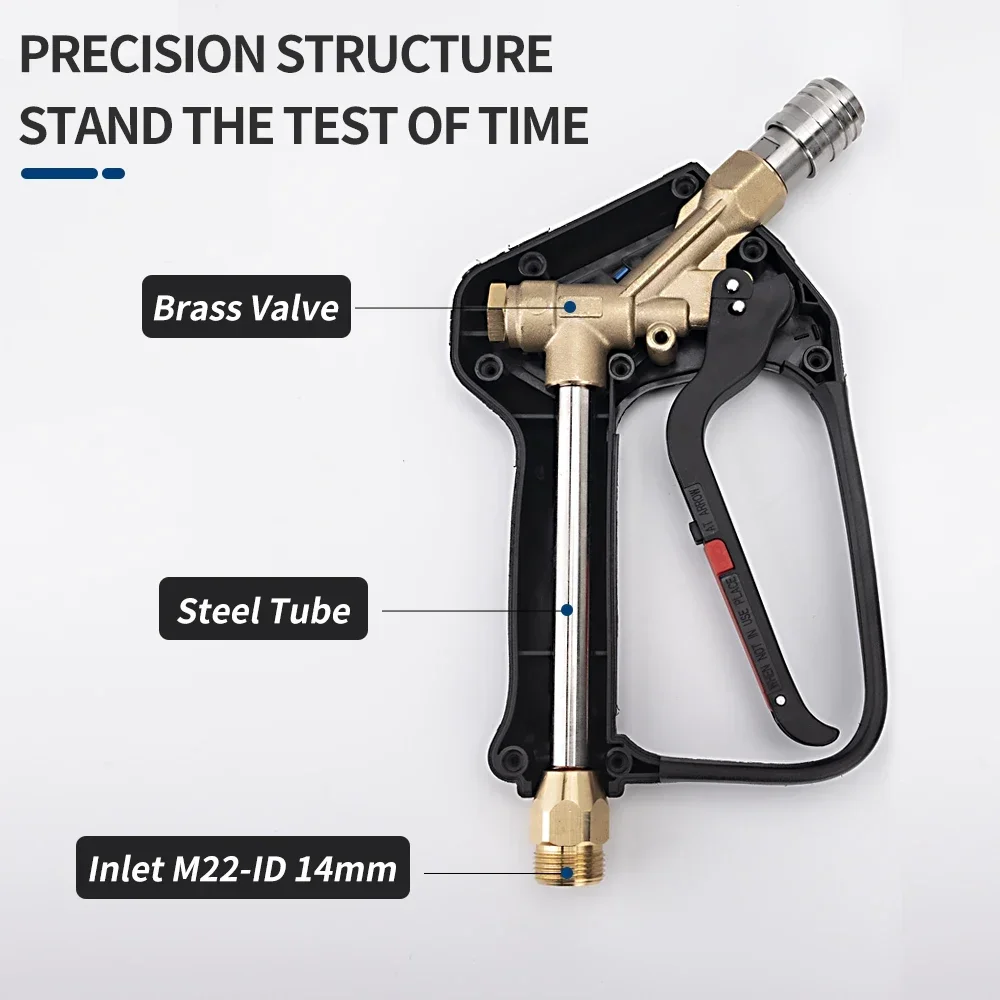 Сменный пистолет-распылитель высокого давления с автоматическим замком 1/4 дюйма