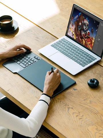 Графический планшет Huion KD200 Inspiroy Keydial