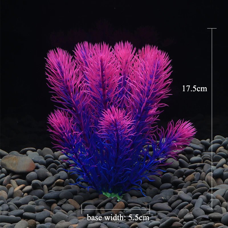 

Aquarium Decorations Grass Artificial Underwater Plants Plastic Water Weeds Ornament Fish Tank Accessories Decoration