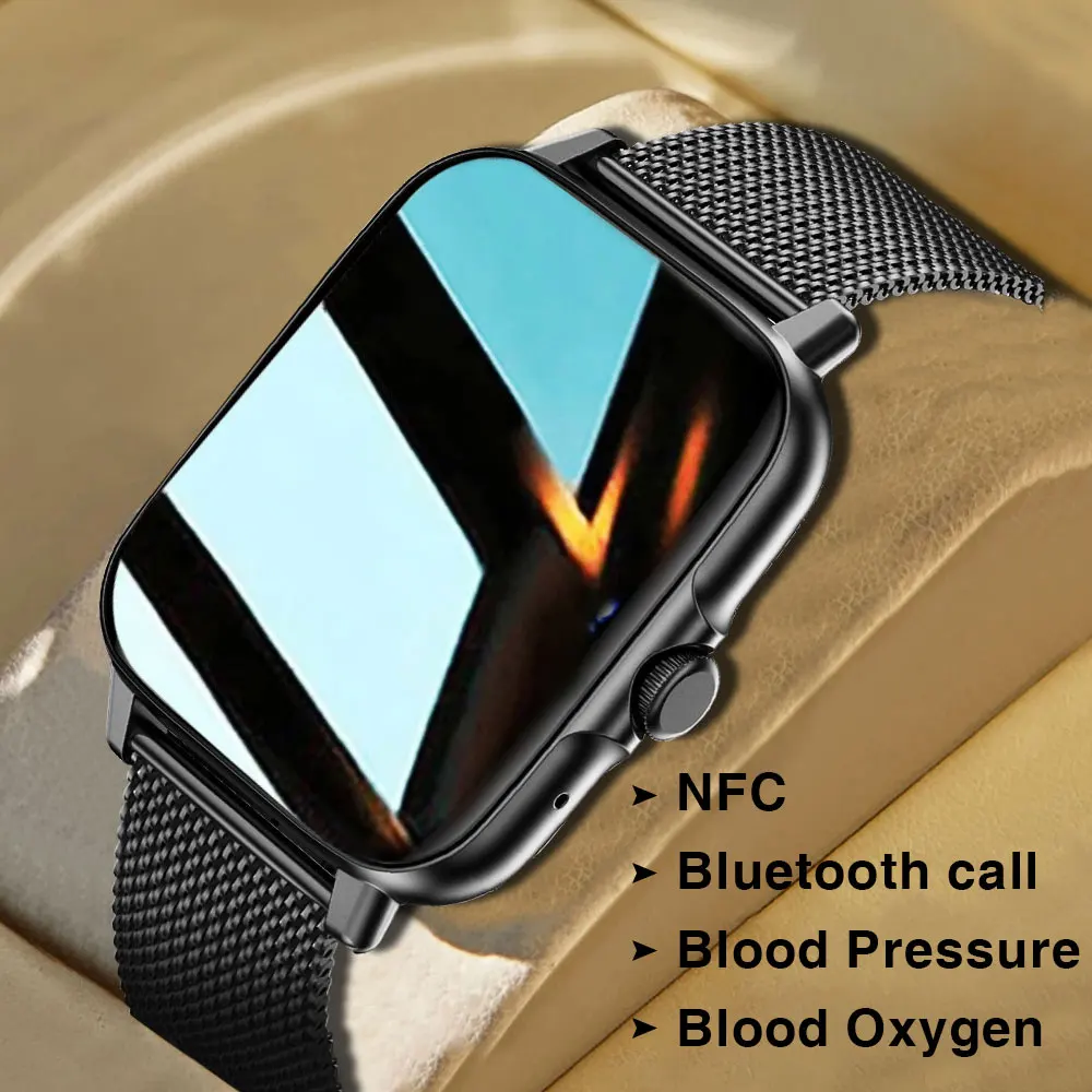 2022 Новые смарт-часы 3 NFC Bluetooth Вызов артериального давления/кислорода пульса