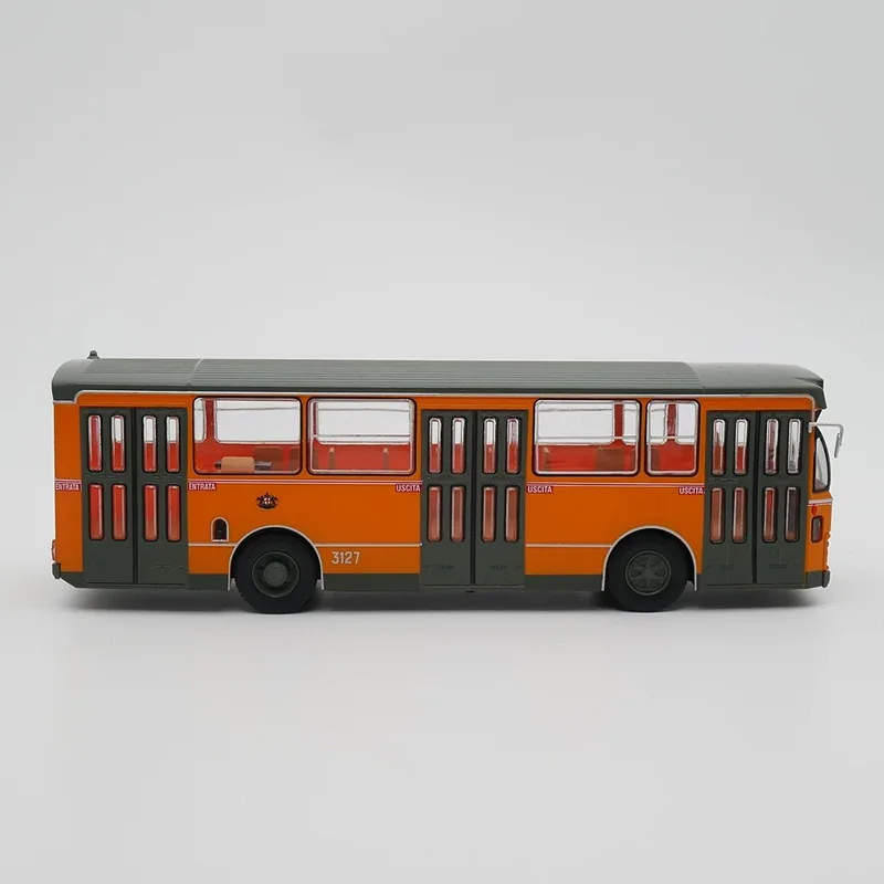 Фото Модель IXO Diecast 1:43 Fiat 418 A/C 1972, автобус, литая под давлением, классическая коллекционная модель, сувенир для взрослых, статическая демонстрационная модель №1