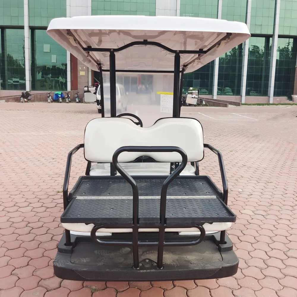 Car Vehicle Electric Golf Cart 2 4 6 Seat With Rain Cover