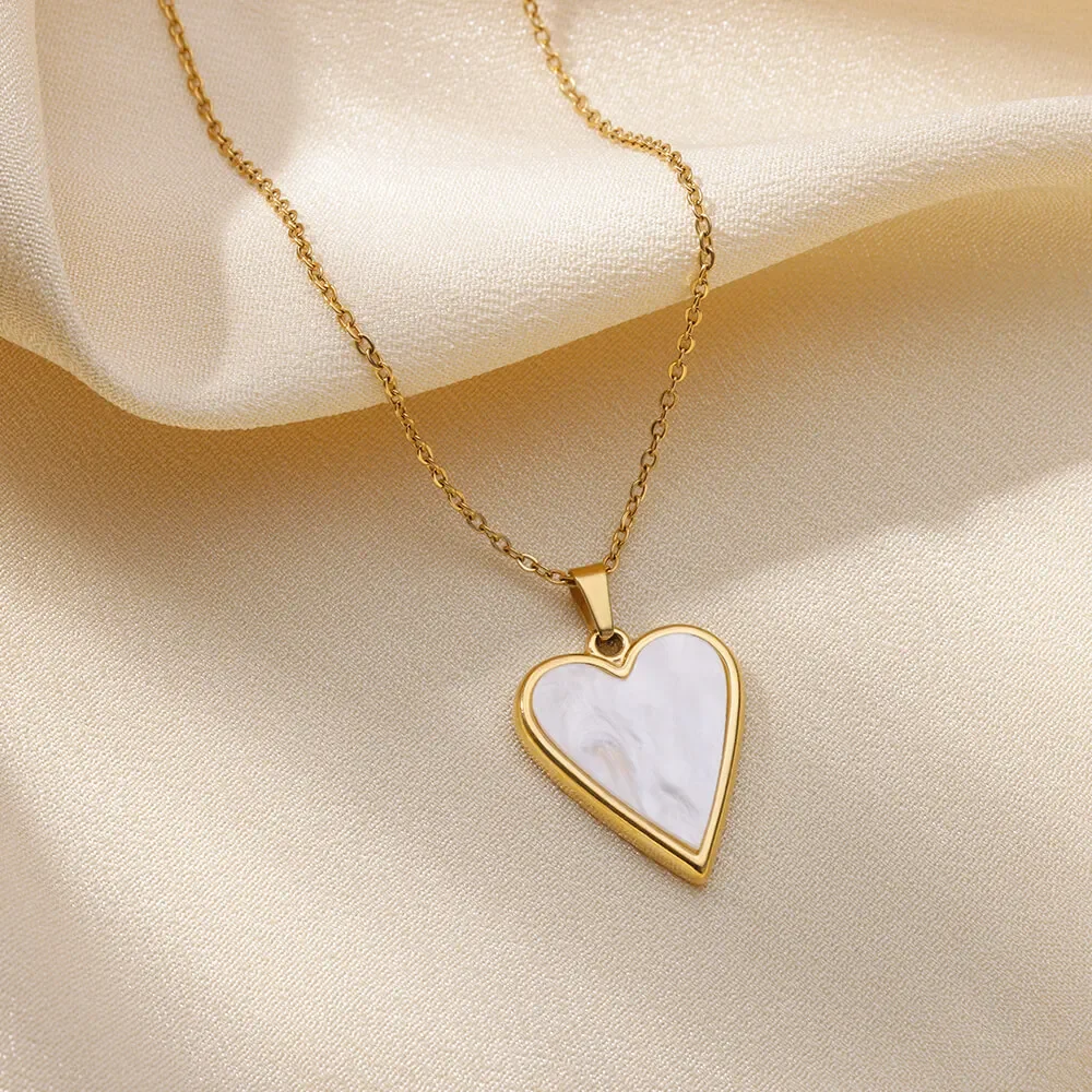 Женская цепочка с подвеской в виде цветка из нержавеющей стали