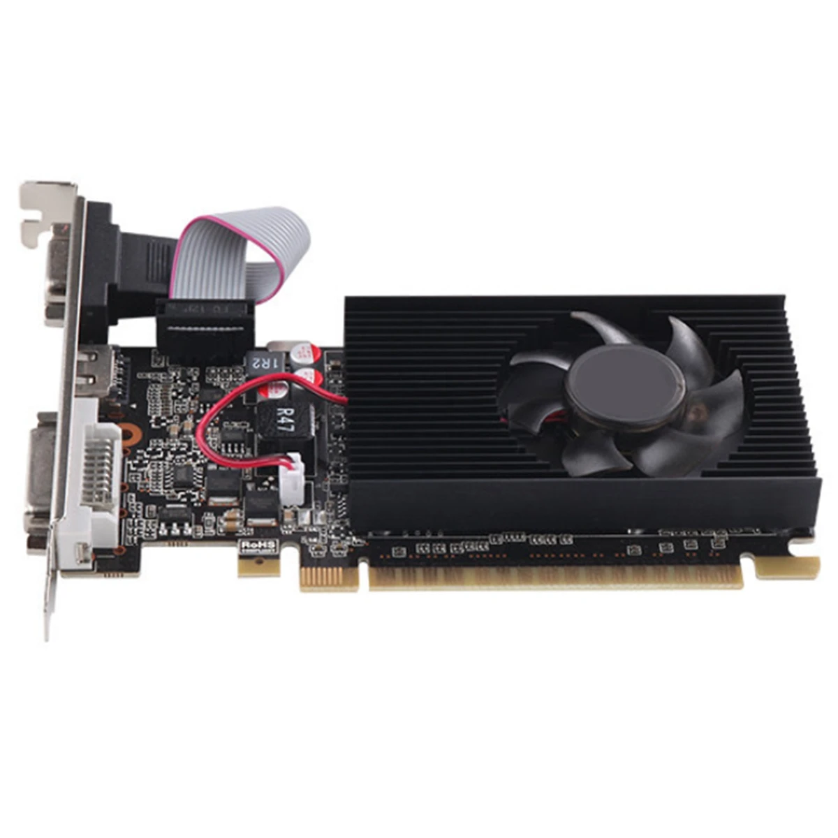 

GT210 1G GDDR3 128Bit PCI-E3.0 Half Height Knife Card Standalone Graphics Chassis Special Office HD Graphics