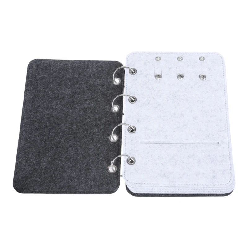 Дорожный органайзер для ювелирных изделий книга портативный фетровый держатель