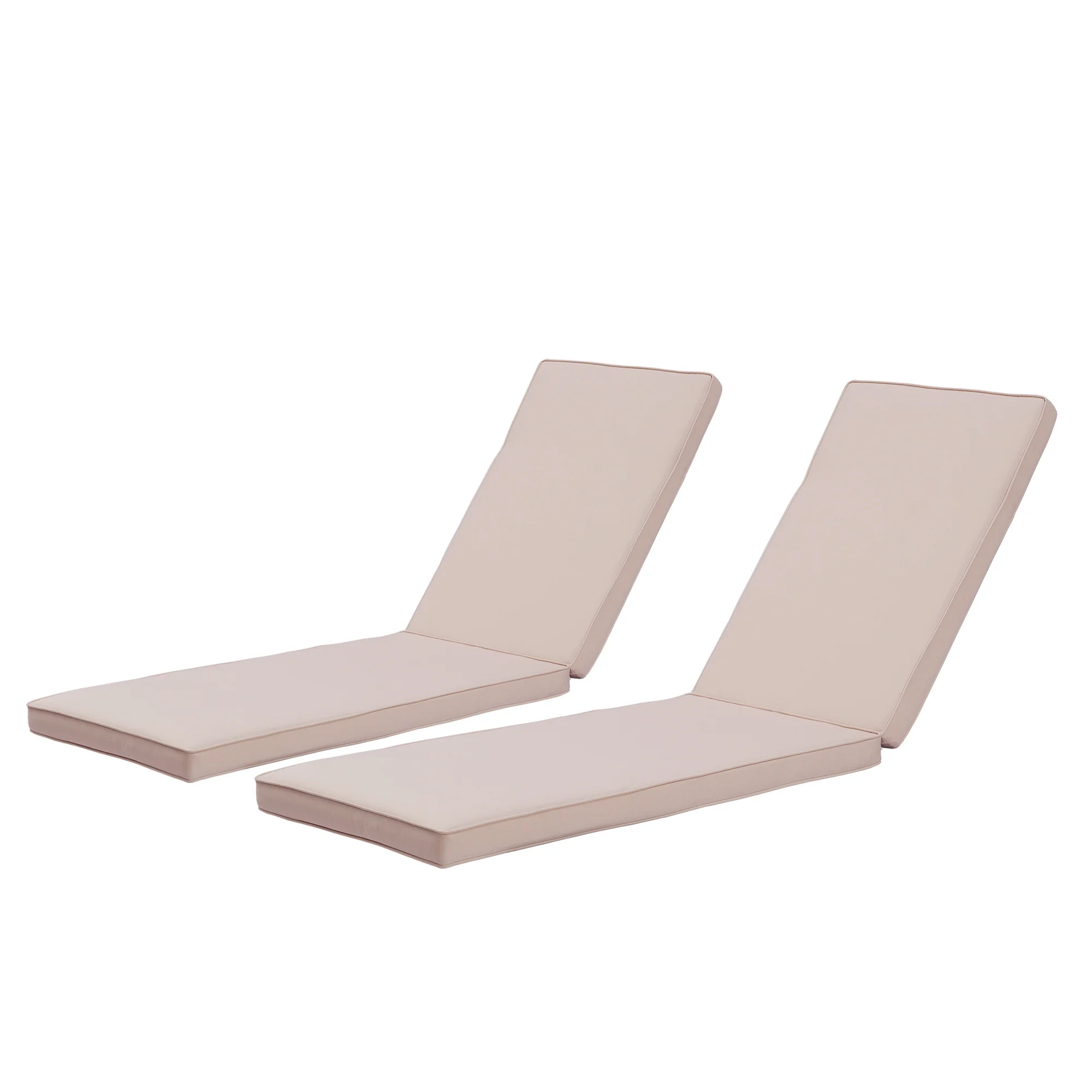 

Furniture 2PCS Set Outdoor Lounge Chair Cushion Replacement Patio Funiture Seat Cushion Chaise Lounge Cushion