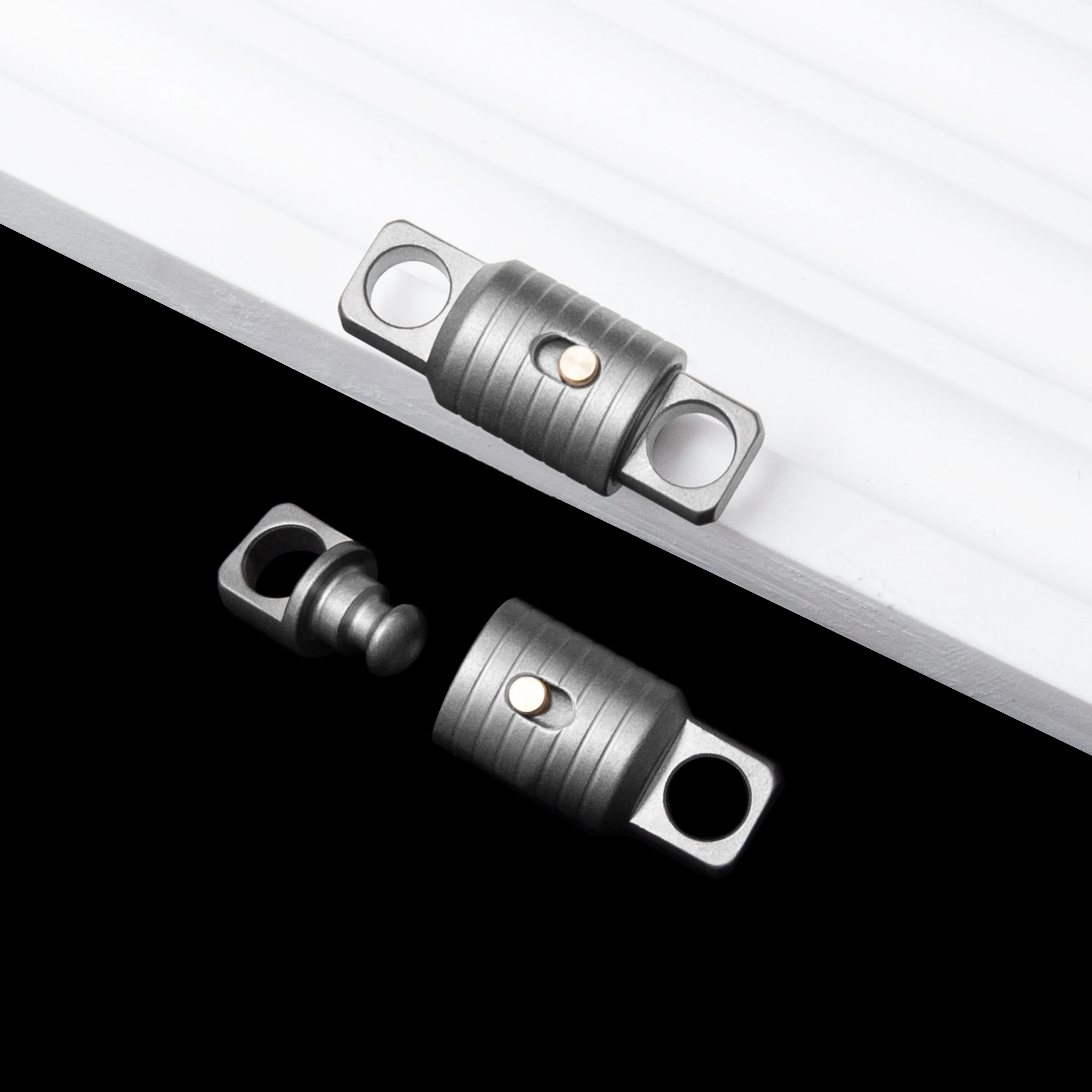 Мини-брелок из титанового сплава портативный быстросъемный прочный бытовой