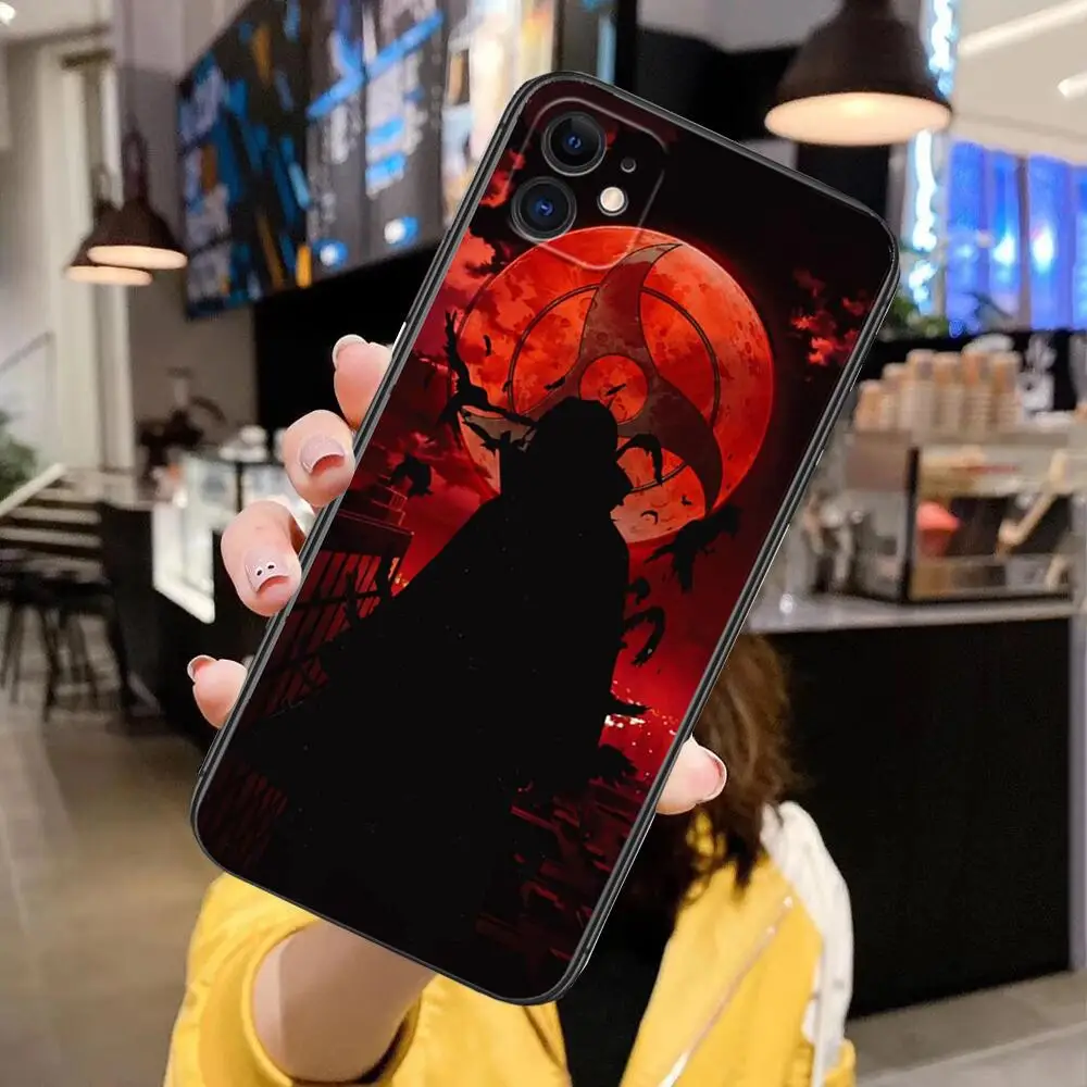 

Naruto game Anime phone Case For IPhone 13 12 11 Pro Max Mini SE XR X XS Max 8Plus 7plus 6 6S New Shell Black phone Case