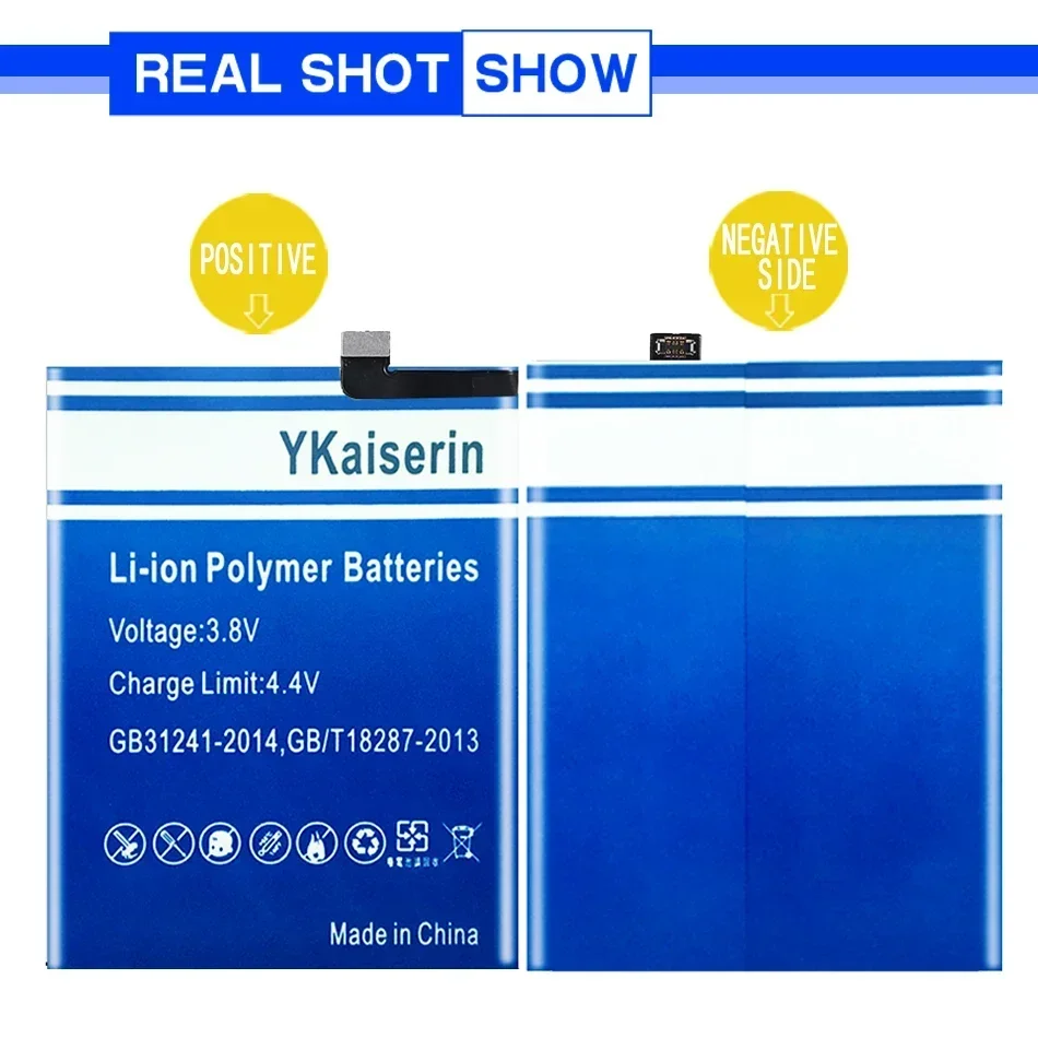 YKaiserin 4000 мАч BL263 аккумулятор для Lenovo ZUK Z2 Pro Z2Pro Z2121 сменные аккумуляторы мобильных