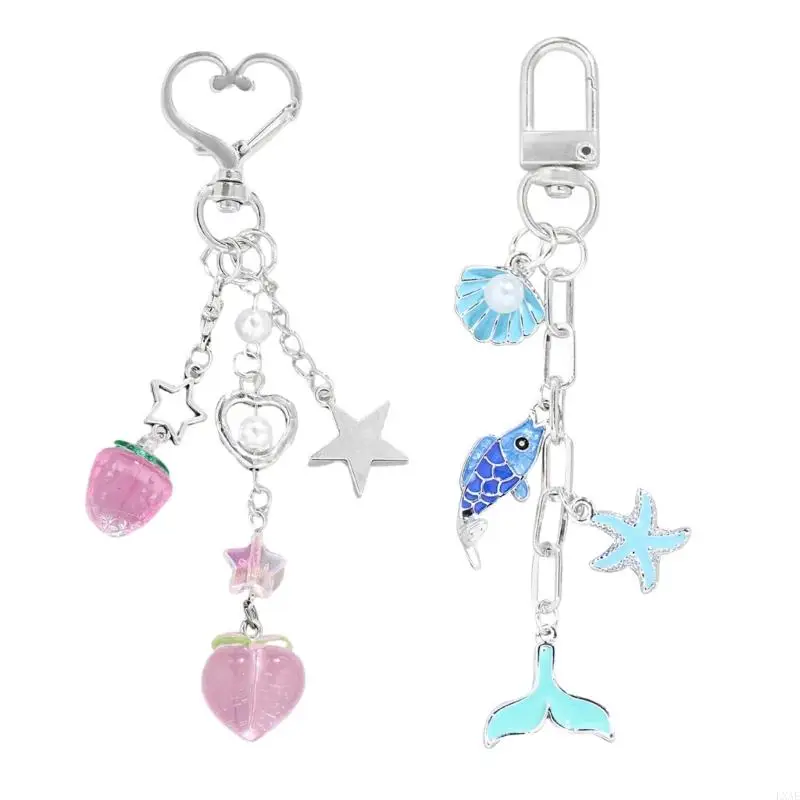 LXAE милые морские существа кулон брелоки аксессуар элегантный мобильный шарм