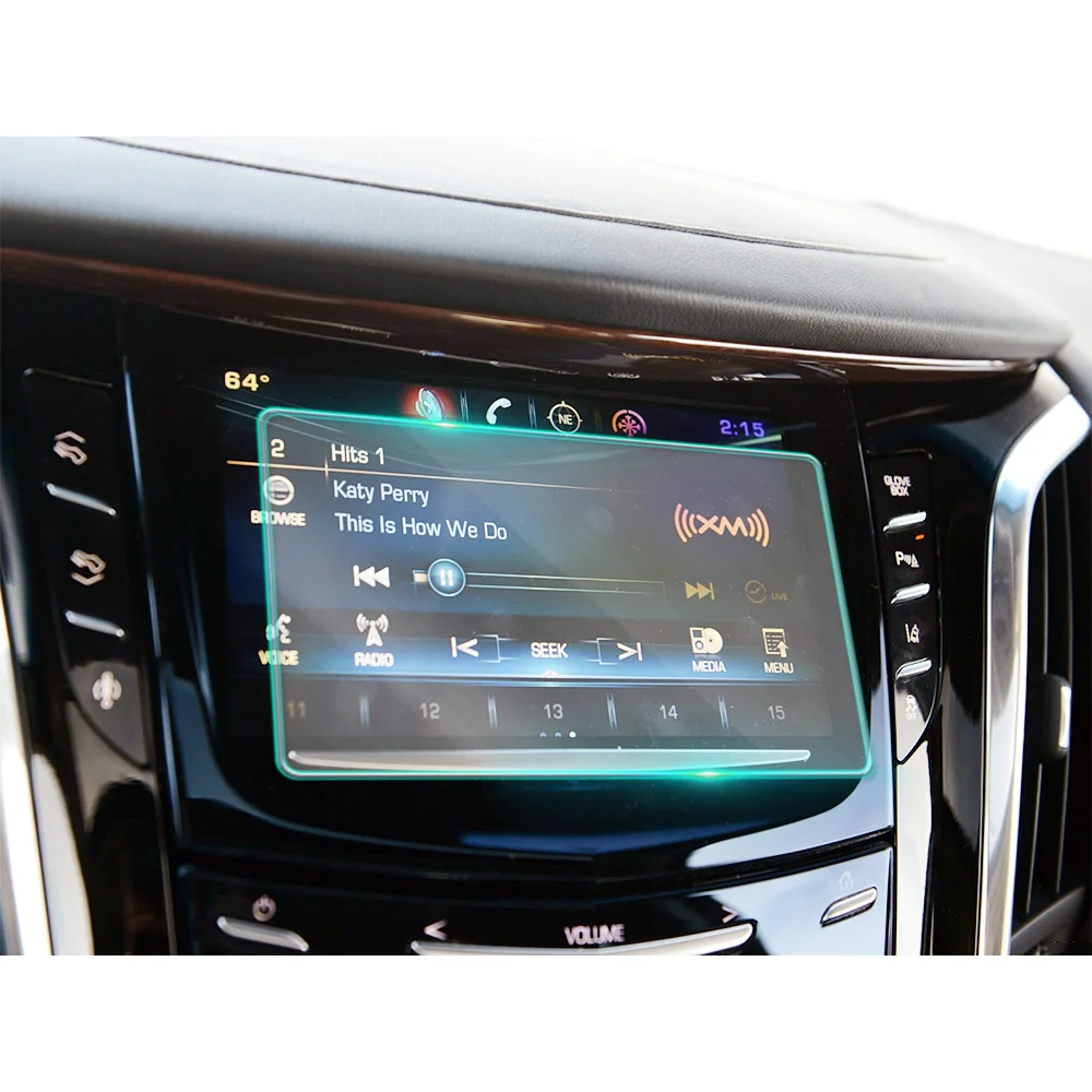 

Для Cadillac ESCALADE 2015-2019 Автомобильный мультимедийный видео GPS навигатор ЖК-экран Защитная пленка из закаленного стекла Защита от царапин