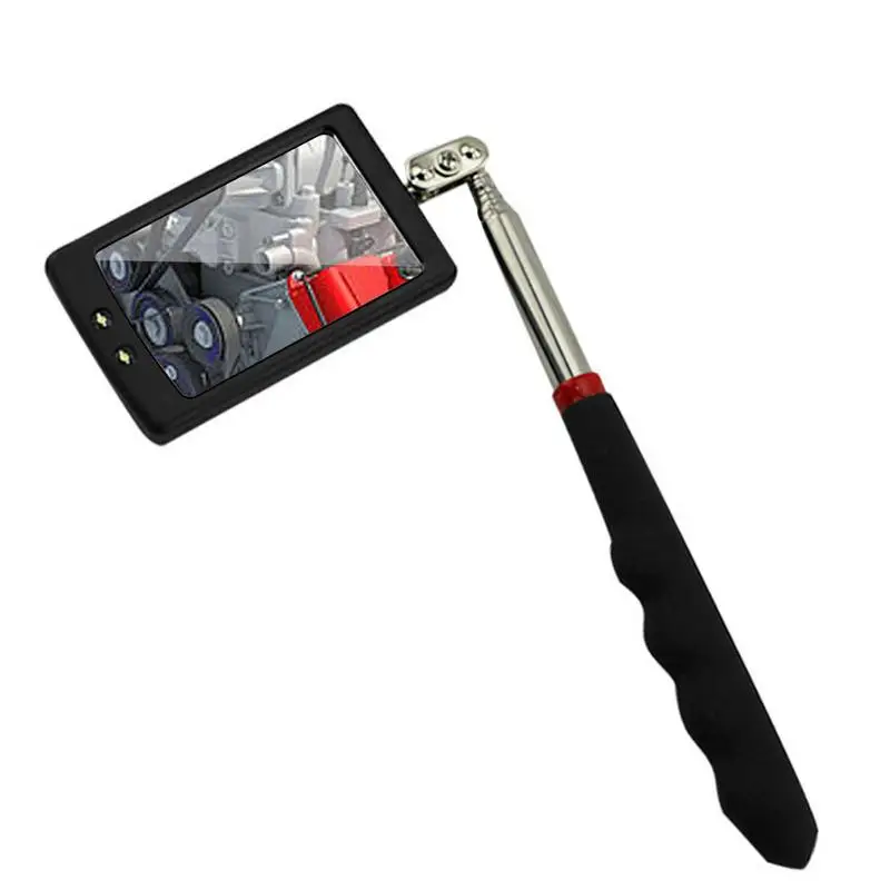 

Телескопическое зеркало для осмотра, осветительное гибкое зеркало для осмотра, инструмент для проверки мелких деталей автомобиля