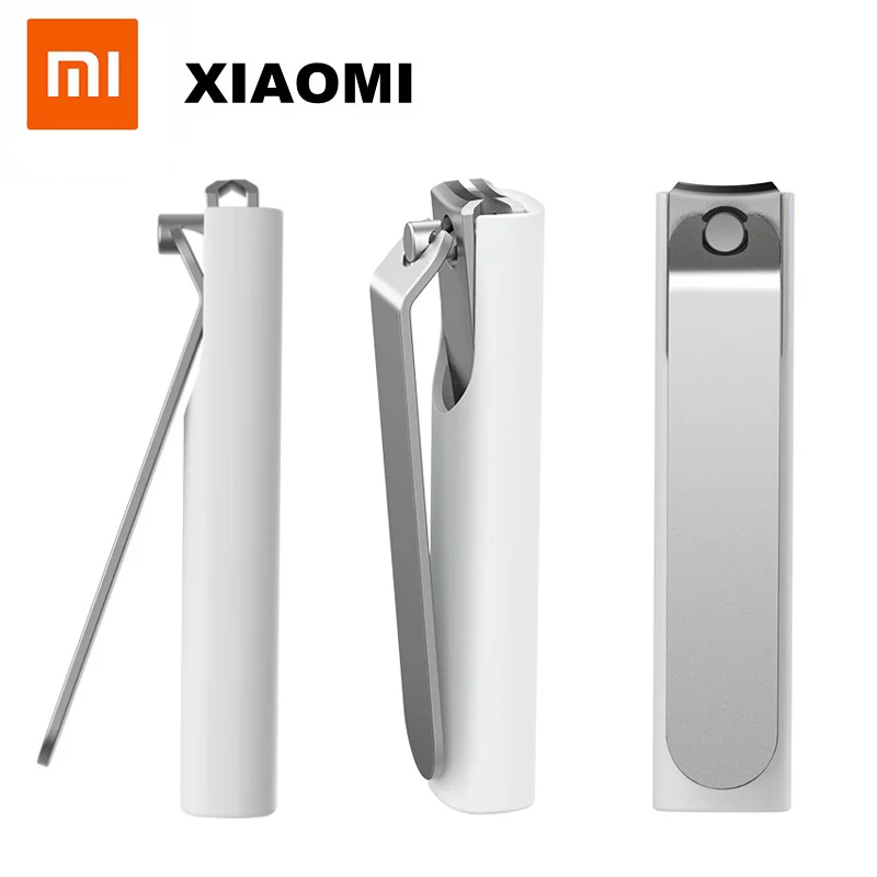 

Xiaomi Mijia Stainless Steel Nail Clippers With Anti-splash cover Trimmer Pedicure Care Nail Clippers Professional File