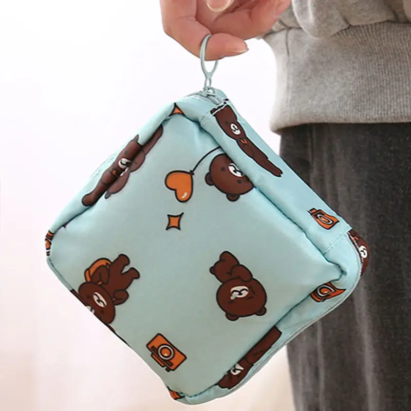 Портативная сумка для хранения гигиенических салфеток женская путешествий