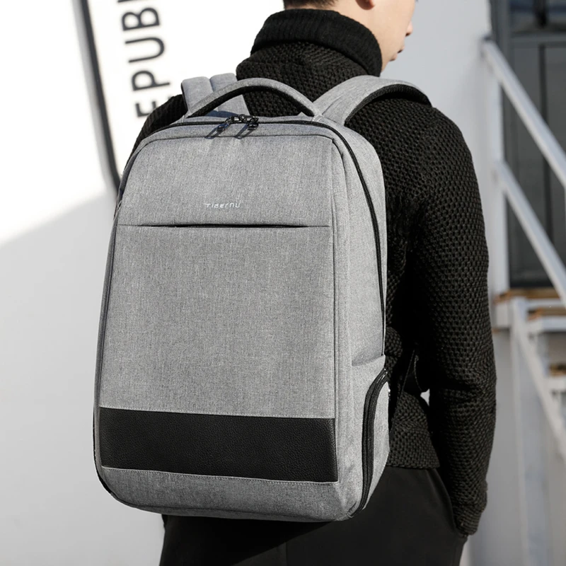 

Anti Theft Laptop Backpack Men 27L Large Capacity Waterproof Travel Backpack Bag High Quality Business Men Backpack School Bags