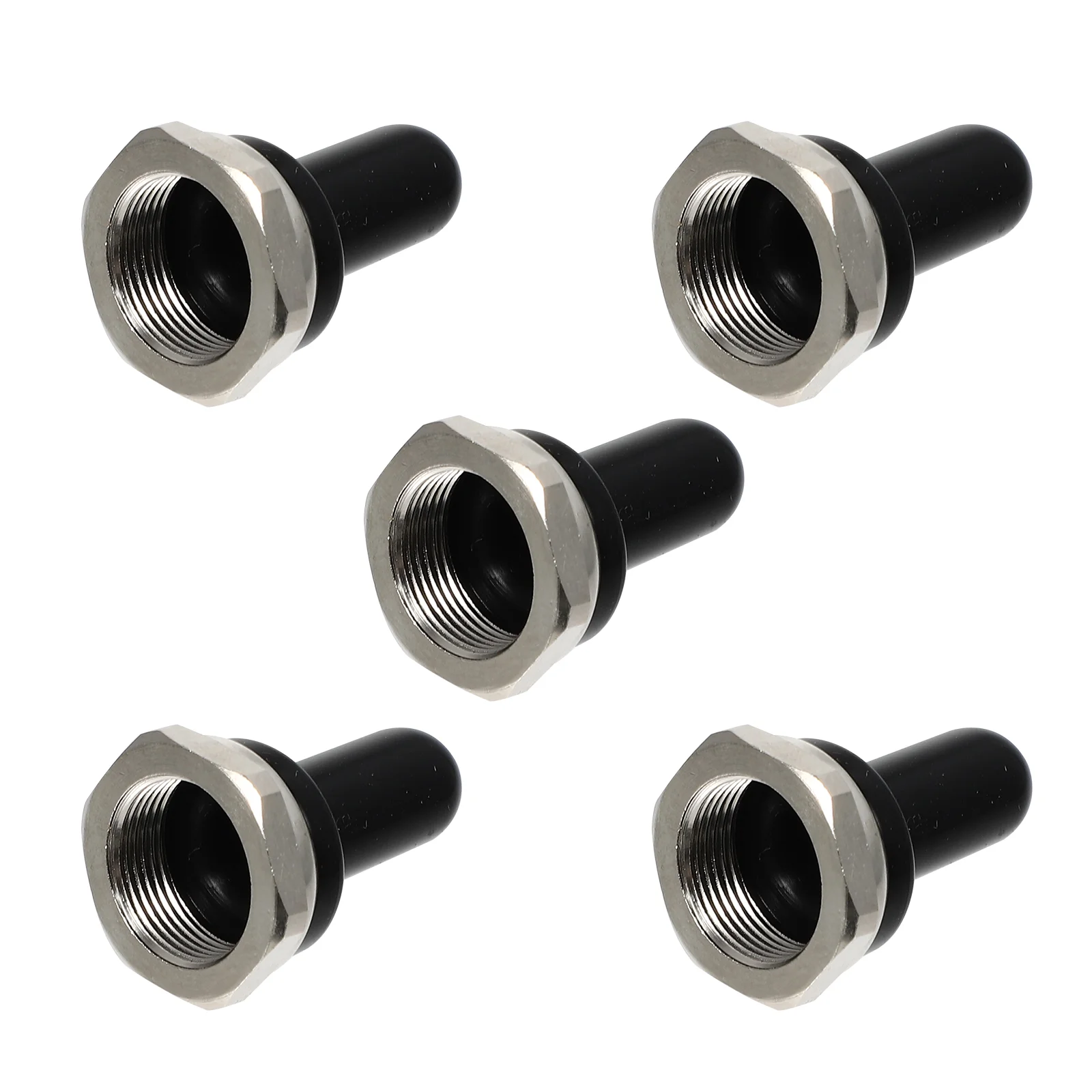 

5 Pcs Rocker Switch Dustproof Covers Protection Waterproof Caps Rubber Creative