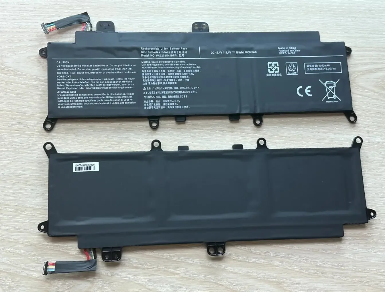 PA5278U-1BRS Аккумулятор для ноутбука Toshiba Tecra X40-D-145 Portege X30-D-11U X40 X30-D X30-D-123-D PA5278 PA5278U 11 4 В 48